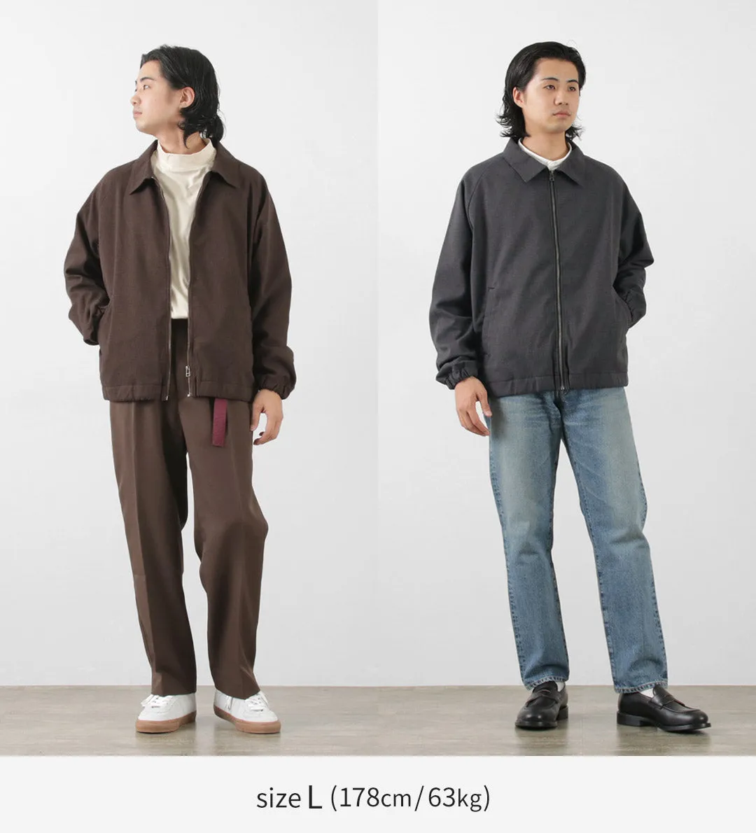 JAPAN BLUE JEANS（ジャパンブルージーンズ） 別注 フルフランサージ スウィングトップ / メンズ ライトアウター ブルゾン ストレッチ 日本製