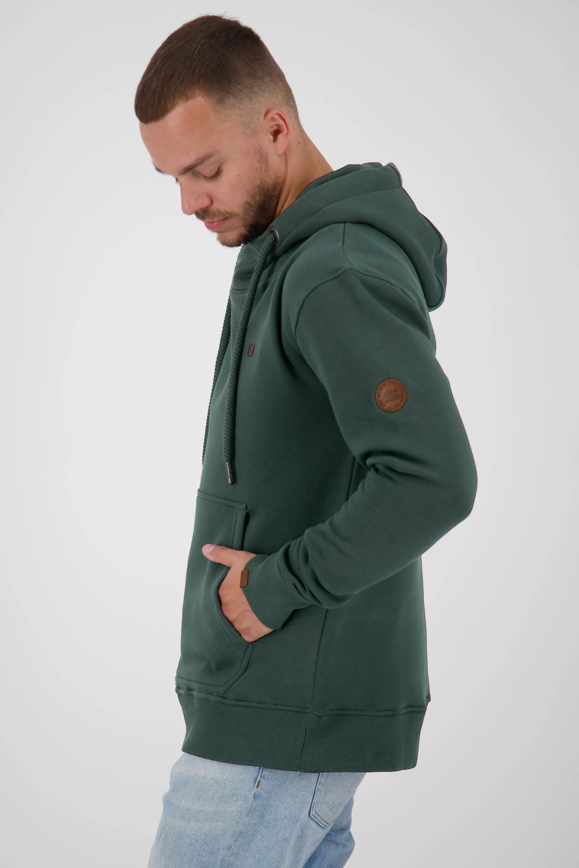 JohnsonAK A Hoodie für Herren - Klassisch, bequem und alltagstauglich Dunkelgrün