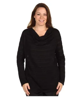 Jones New York Plus Size Draped L/S Pullover Women's