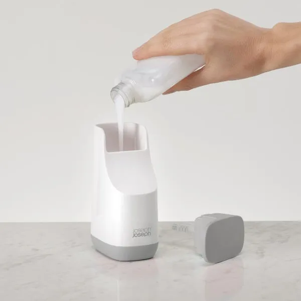 Joseph Joseph Slim Compact Soap Dispenser - White/Grey