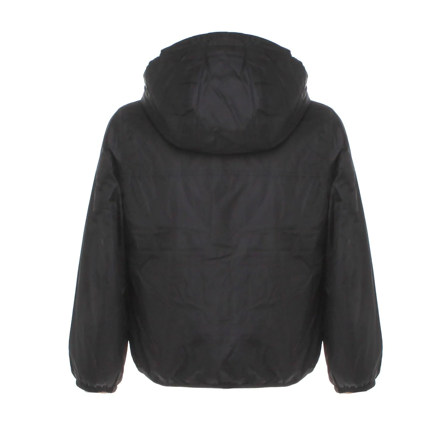 K-Way Unisex Black And Ecru Claude Orsetto Jacket