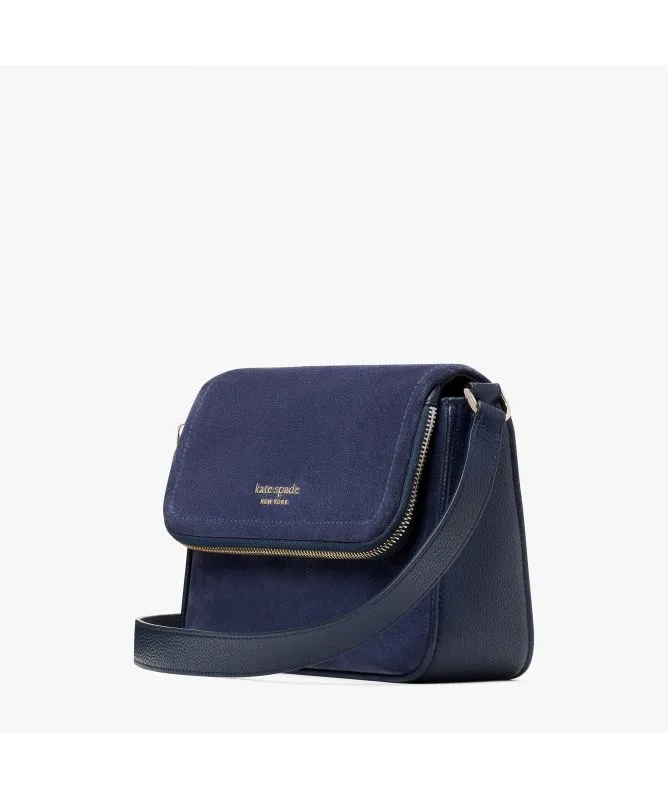 Kate Spade New York Run Around Colourblocked Large Flap Crossbody | Deep Space Multi