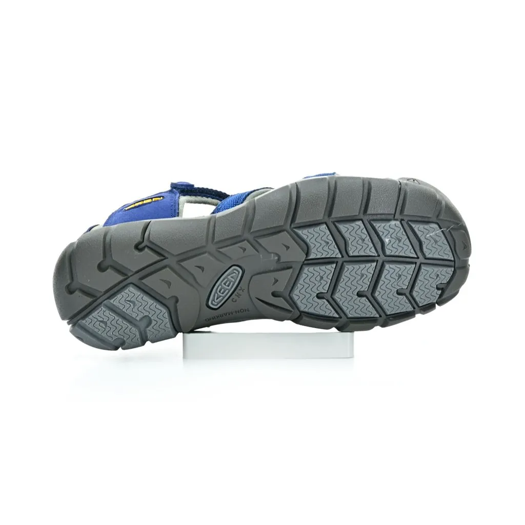 Keen Seacamp II Blue Depths/Gargoyle AD (CNX) Barefoot Sandals