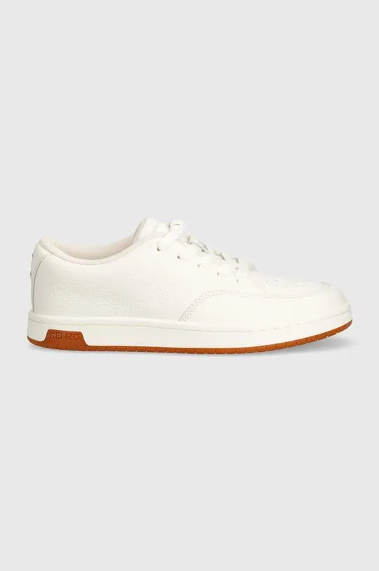 Kenzo leather sneakers Dome Low Top Sneakers white color FD65SN061L53.02