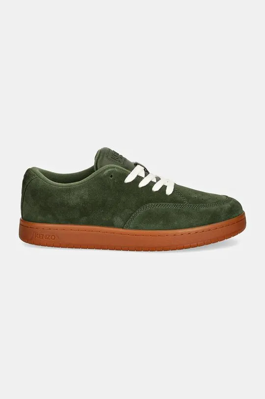 Kenzo suede sneakers Dome Low Top Sneakers green color FD65SN061L56.51