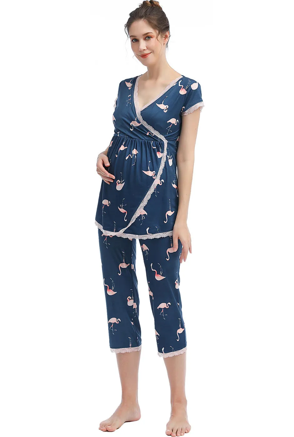 Kimi + Kai Maternity Addison Nursing PJ Set