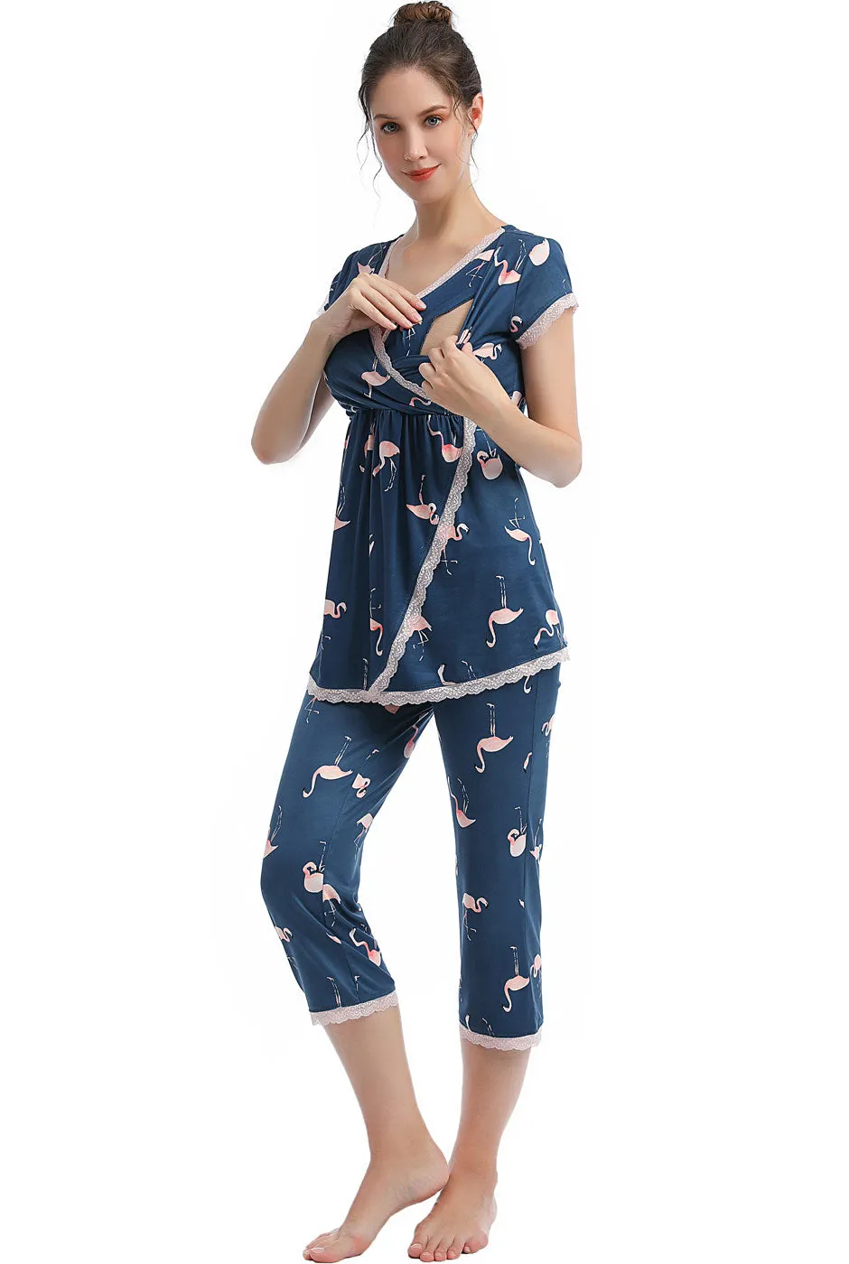 Kimi + Kai Maternity Addison Nursing PJ Set