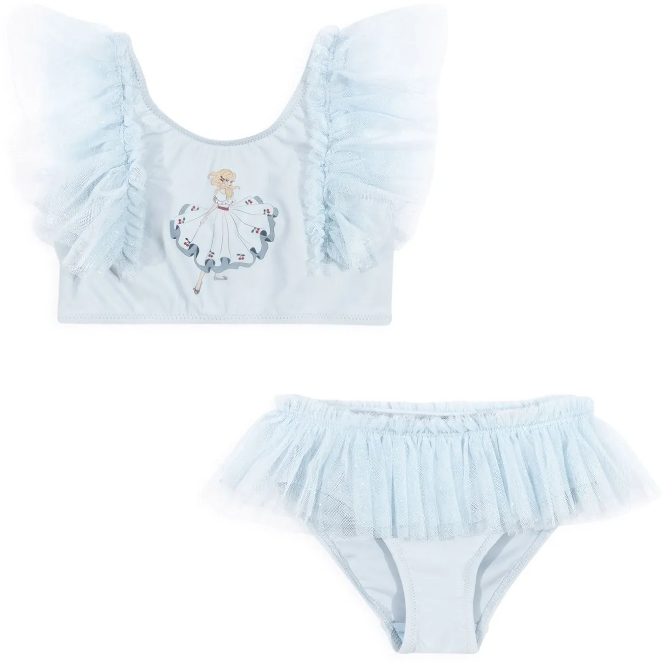 Konges Sljd Layered Tulle Bikini Niagara Mist