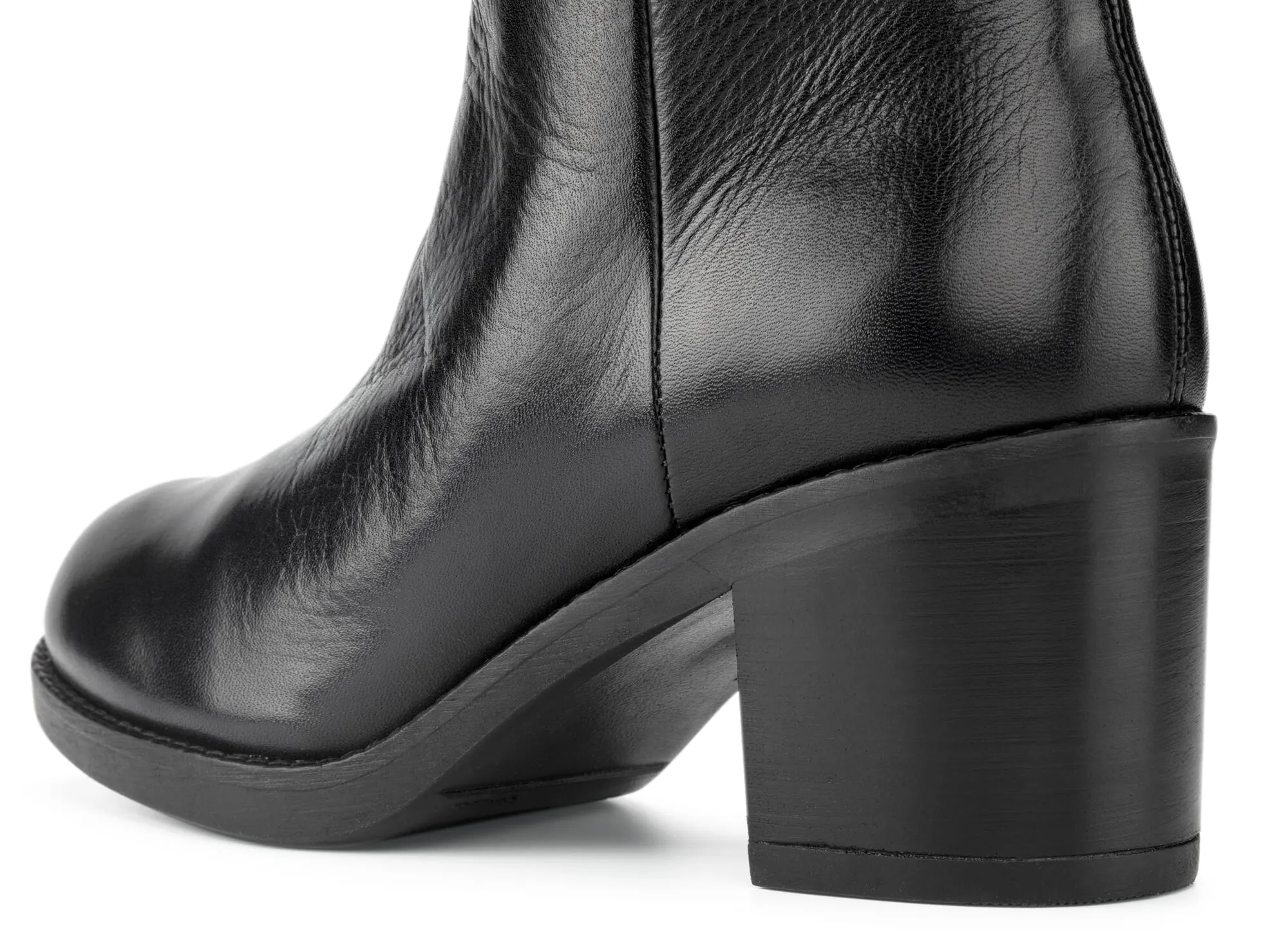 Ladies ankle boot cowhide, Black | Manufactum