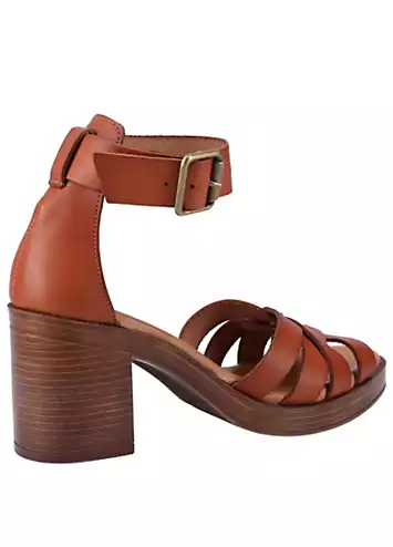 Ladies Tan Giselle Sandals by Hush Puppies | Look Again