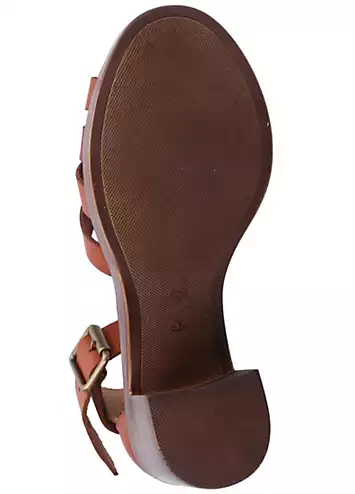 Ladies Tan Giselle Sandals by Hush Puppies | Look Again