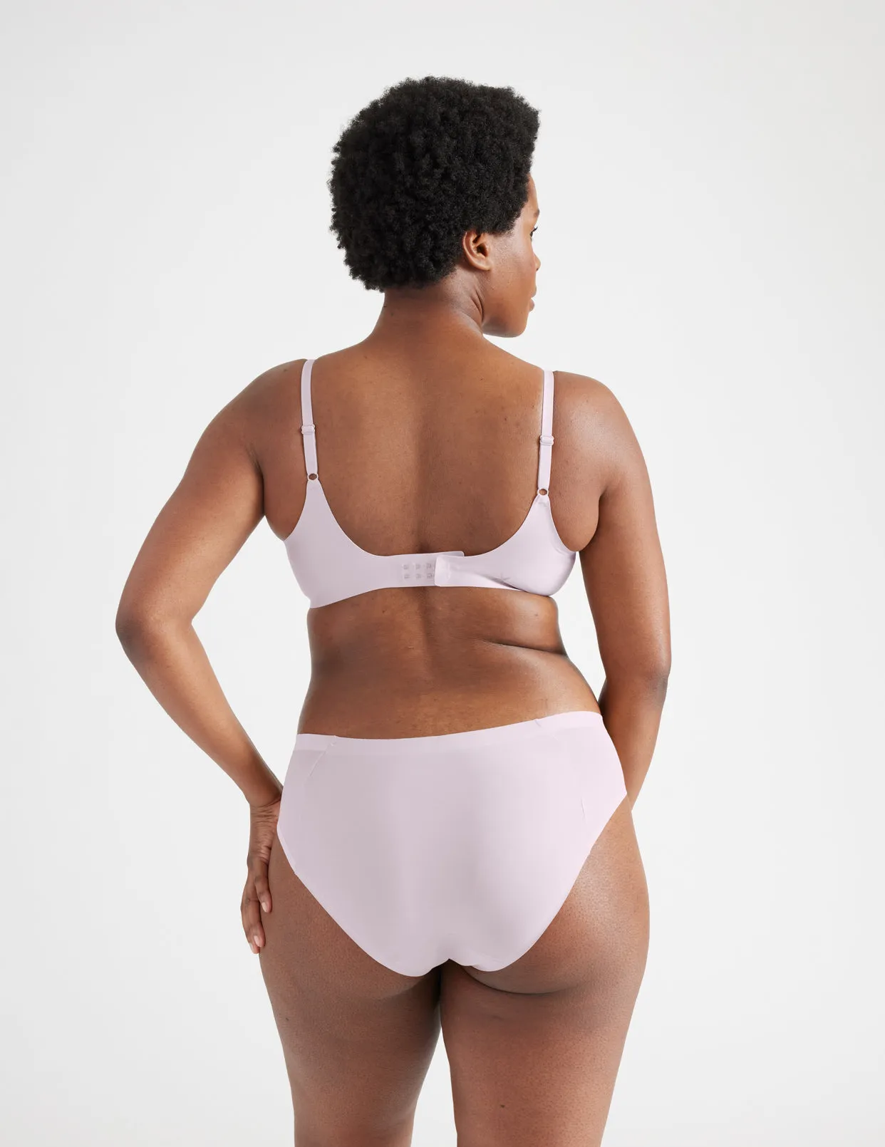 Light Leakproof No-Show Mesh Bikini