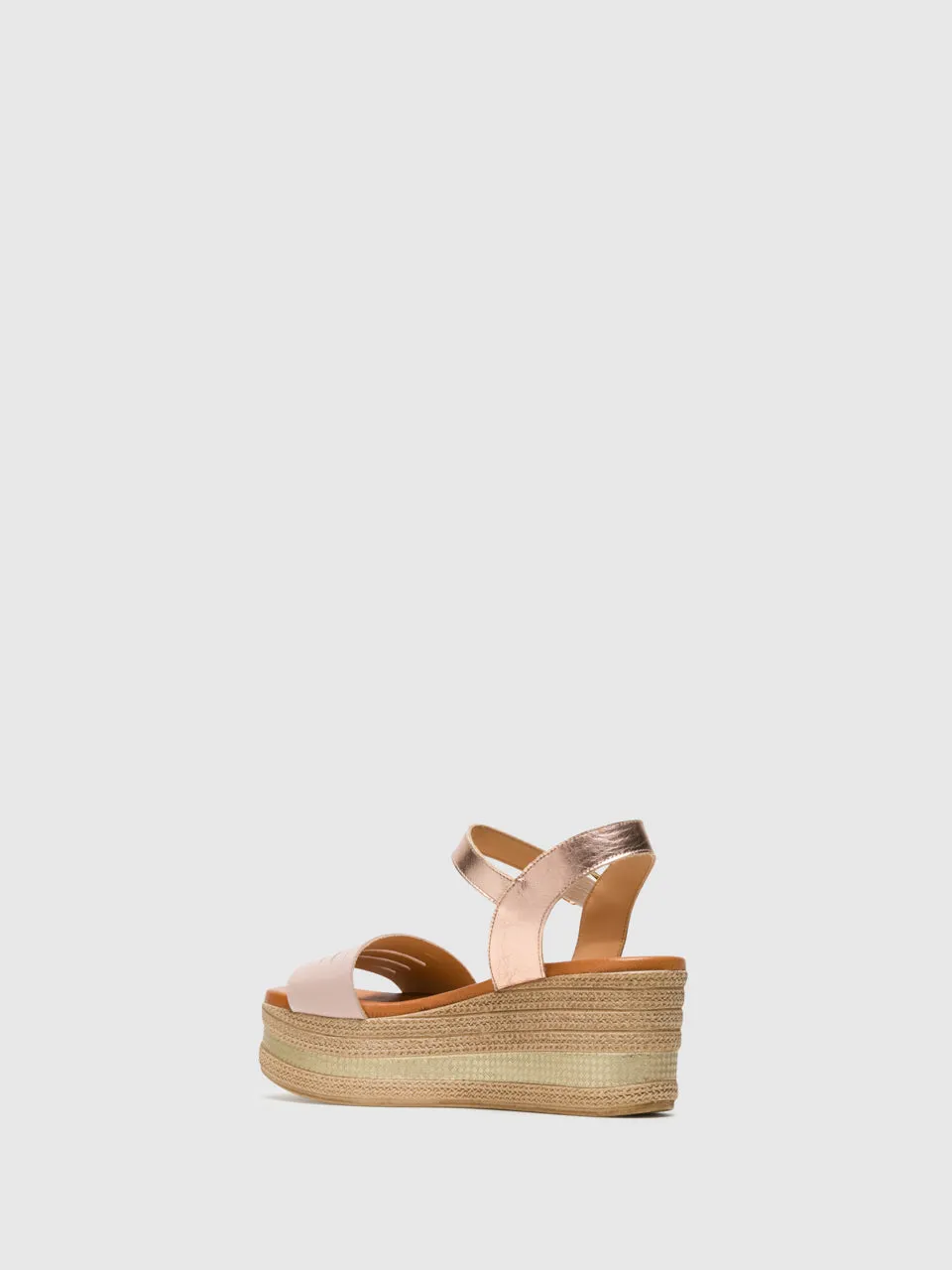 LightPink Buckle Sandals