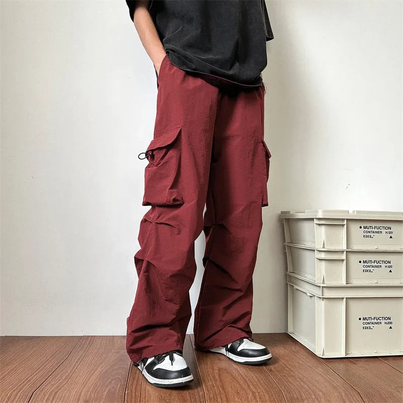 Lightweight Ruched Cargo Pants
