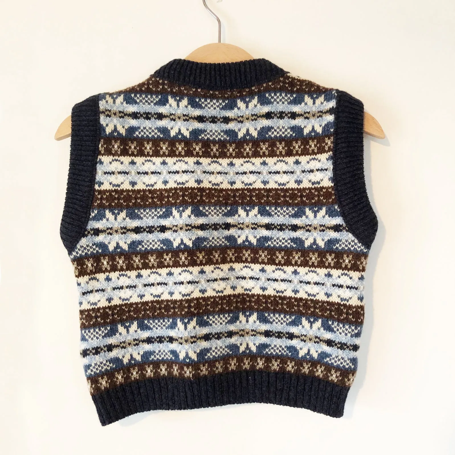 Little Fairisle Knit Vest size 1-2T