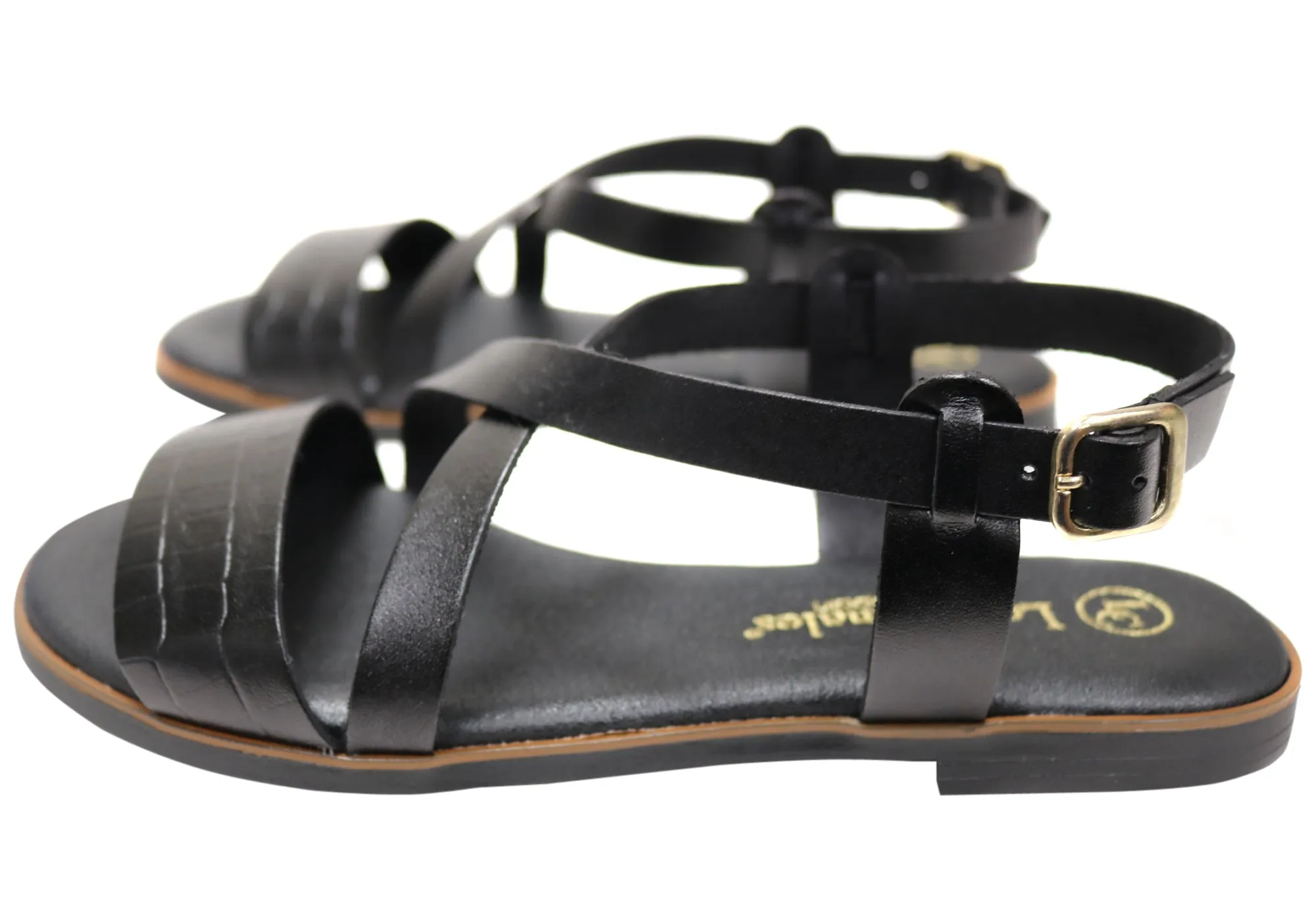 Lola Canales Mistee Womens Comfortable Leather Sandals Made In Spain