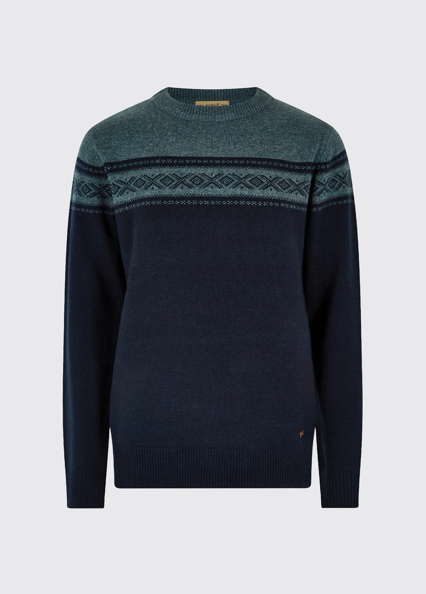 Longley Crew Neck Sweater - Navy