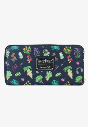 Loungefly X Harry Potter Herbology Women'S Zip Around Wallet