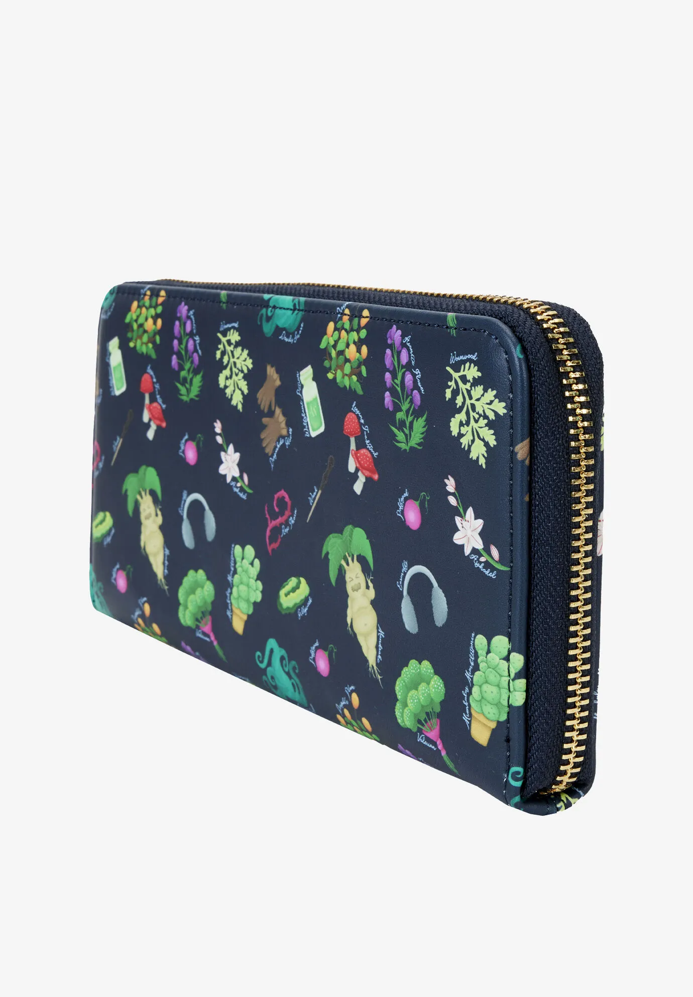 Loungefly X Harry Potter Herbology Women'S Zip Around Wallet