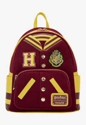 Loungefly X Harry Potter Mini Backpack Handbag Hogwarts Varsity Jacket 