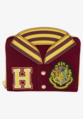  Loungefly X Harry Potter Wallet Zip Around Hogwarts Varsity Jacket