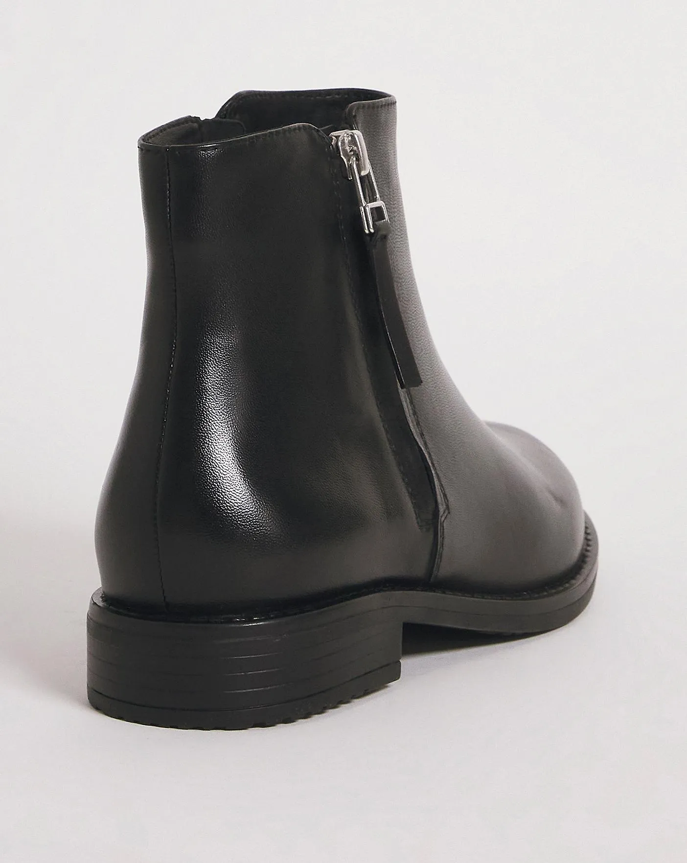 Lucinda Leather Side Zip Boot Extra Wide EEE Fit