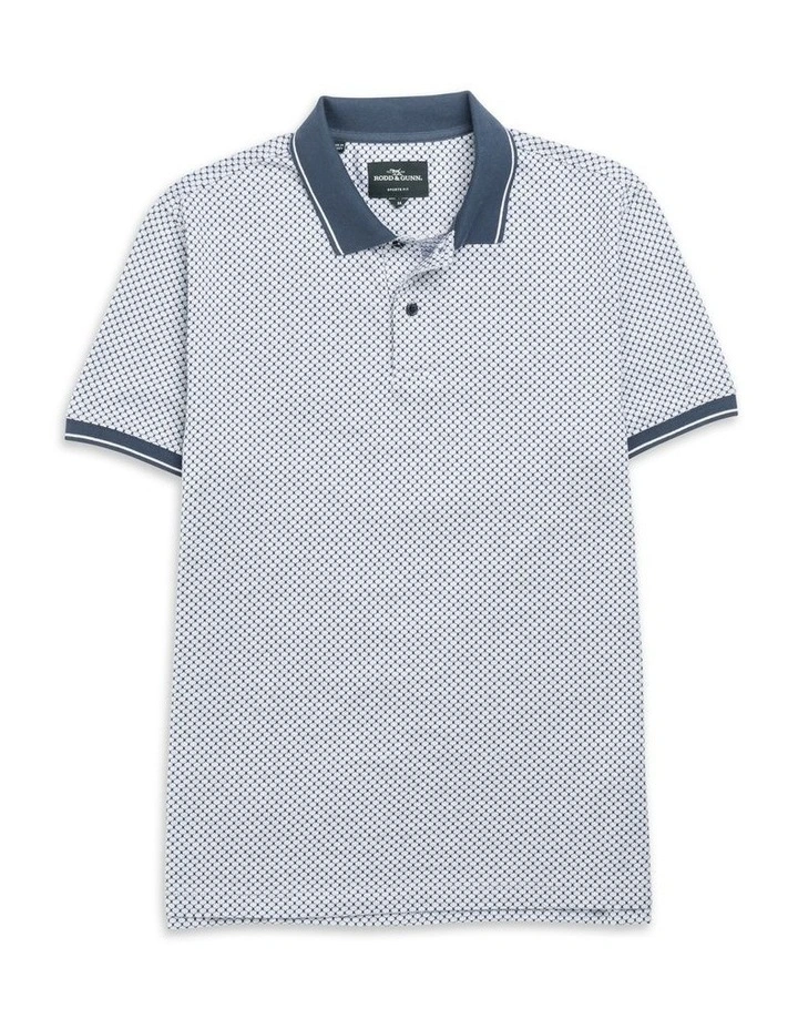 Lynden Sports Fit Polo in Snow