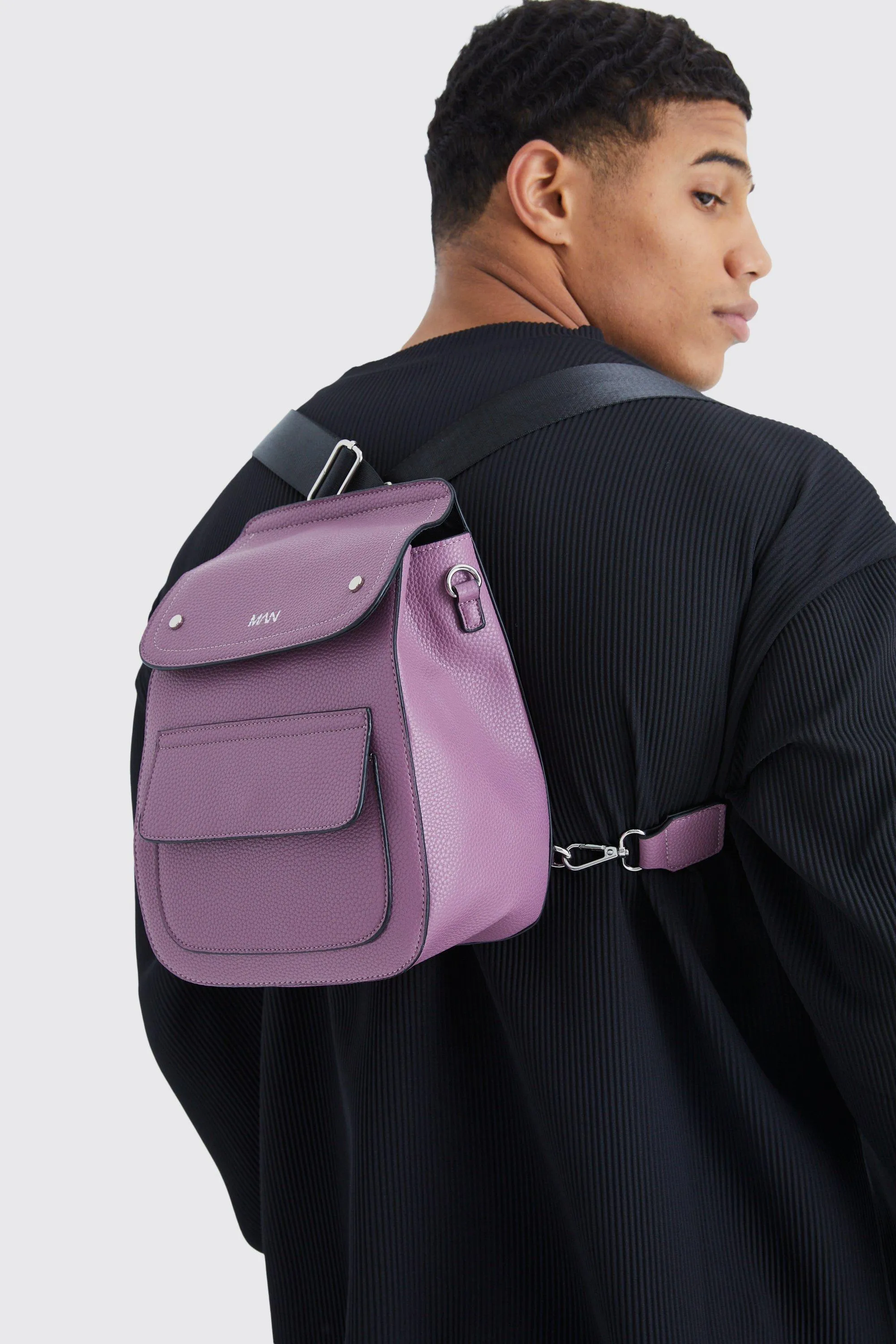 Man Cross Body Multi Way Smart Bag | boohooMAN UK