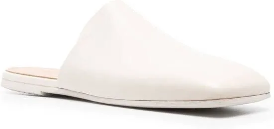 Marsèll square-shape leather mules Neutrals
