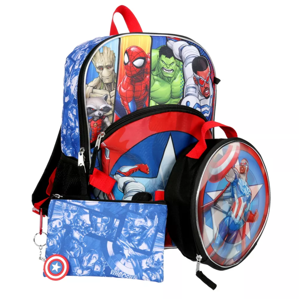 MARVELHEROES  BOYS MARVEL 5 PIECE BACKPACK SET