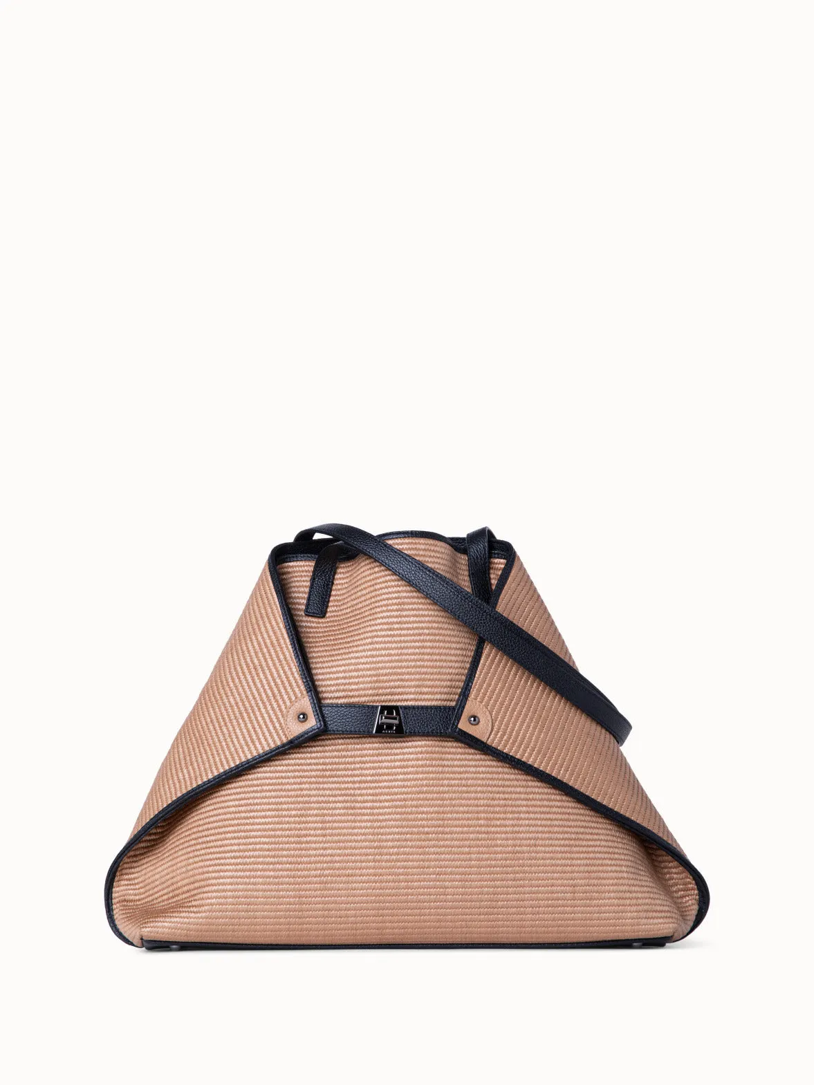 Medium Ai Shoulder Bag in Raffia