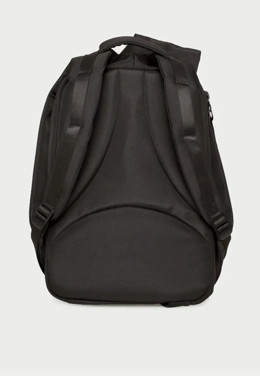 Medium Isar Backpack - black eco yarn