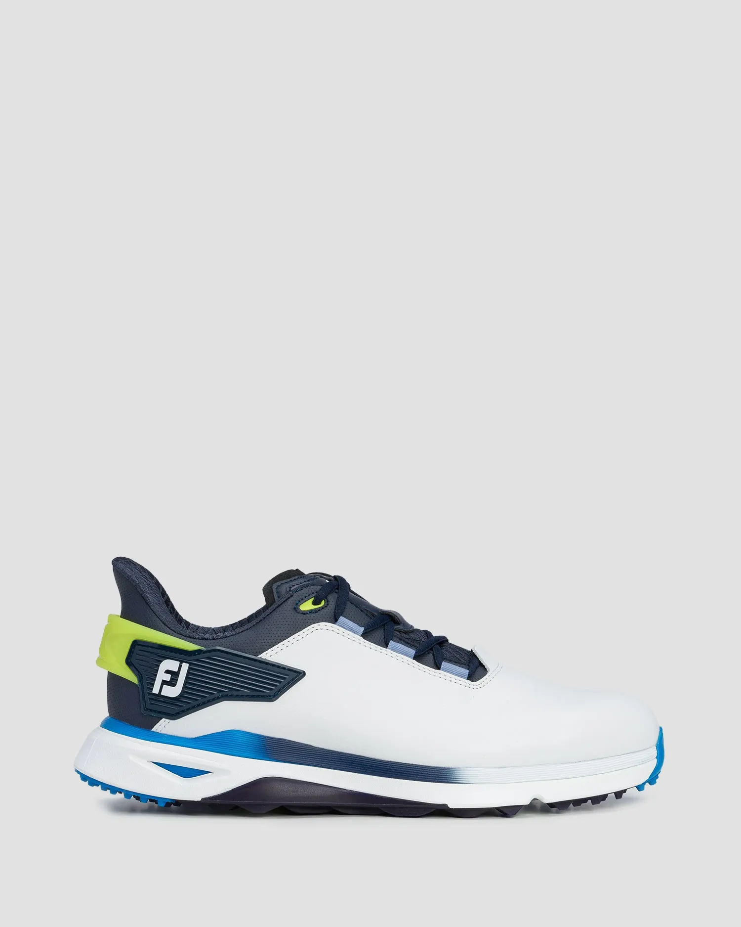 Men's white and navy-blue golf shoes FootJoy Pro SLX 56914-whitenavyblue