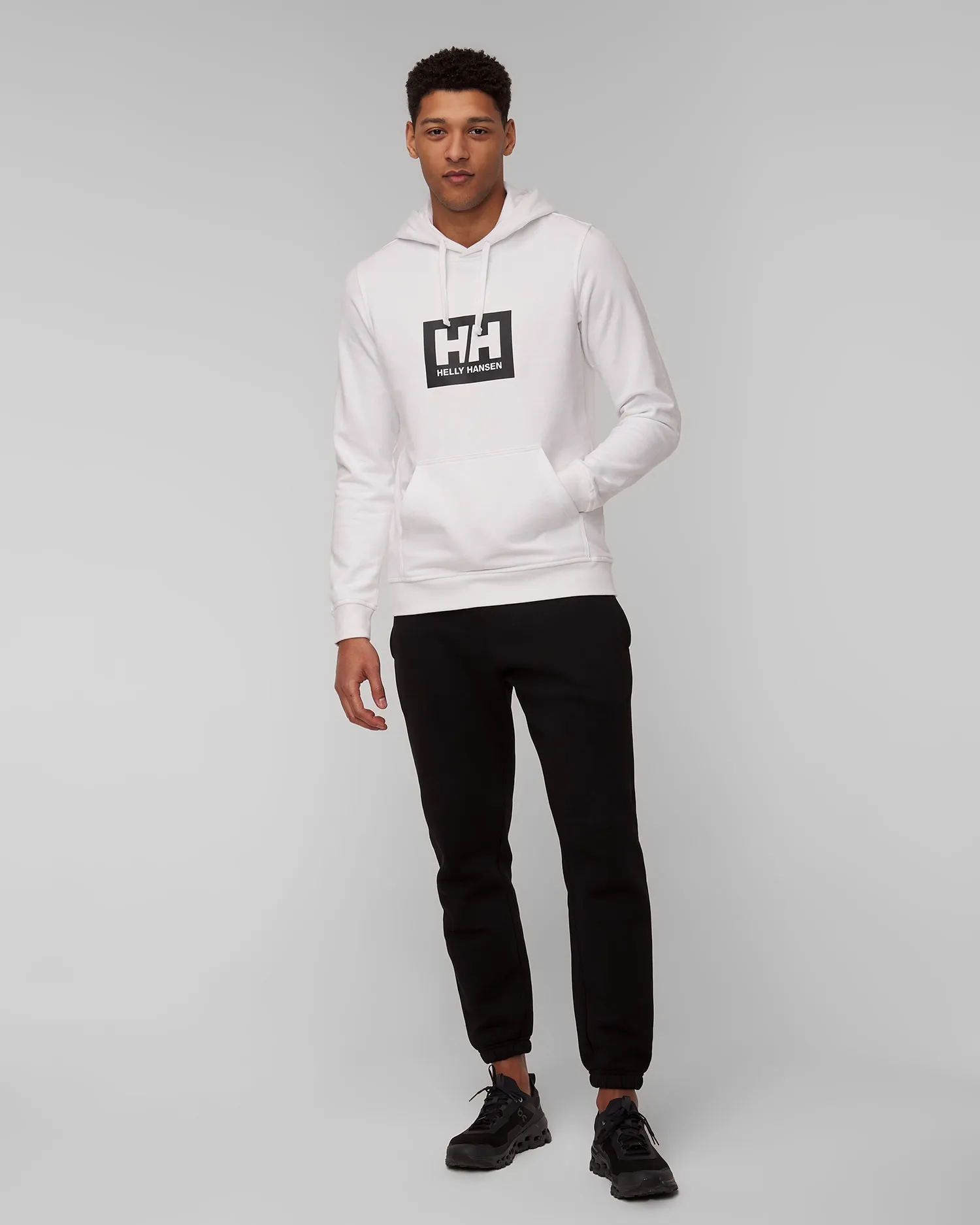 Men's white Helly Hansen HH Box Hoodie 53289-3