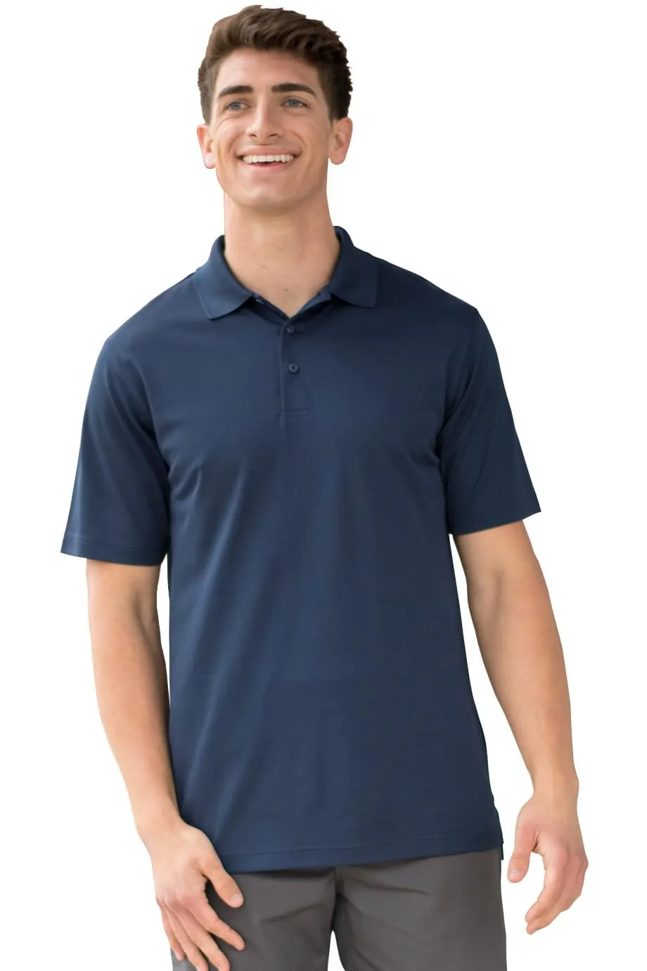 Men's Airgrid Mesh Polo - Bright Navy