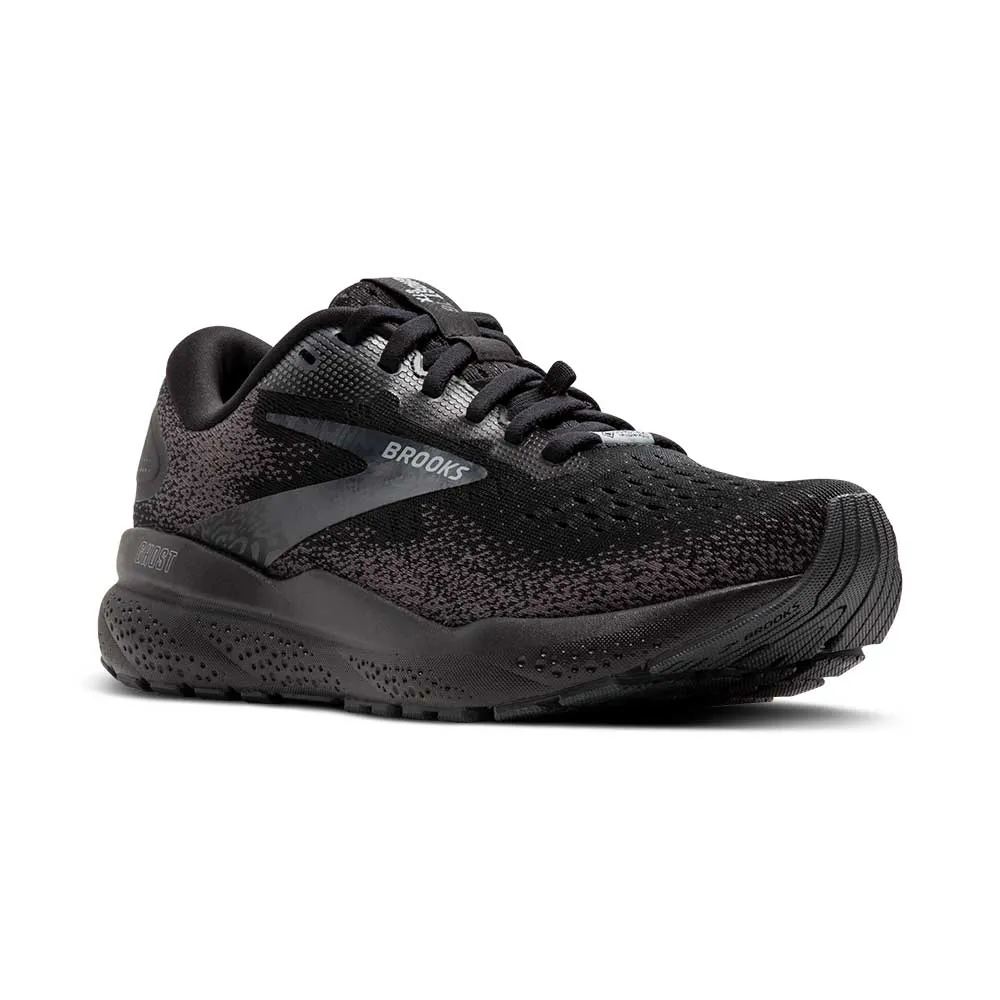 Men's Ghost 16 GTX Running Shoe - Black/Black/Ebony - Regu;ar (D)