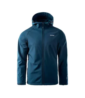 Mens narmo soft shell jacket moonlit ocean/moonlit ocean Hi-Tec