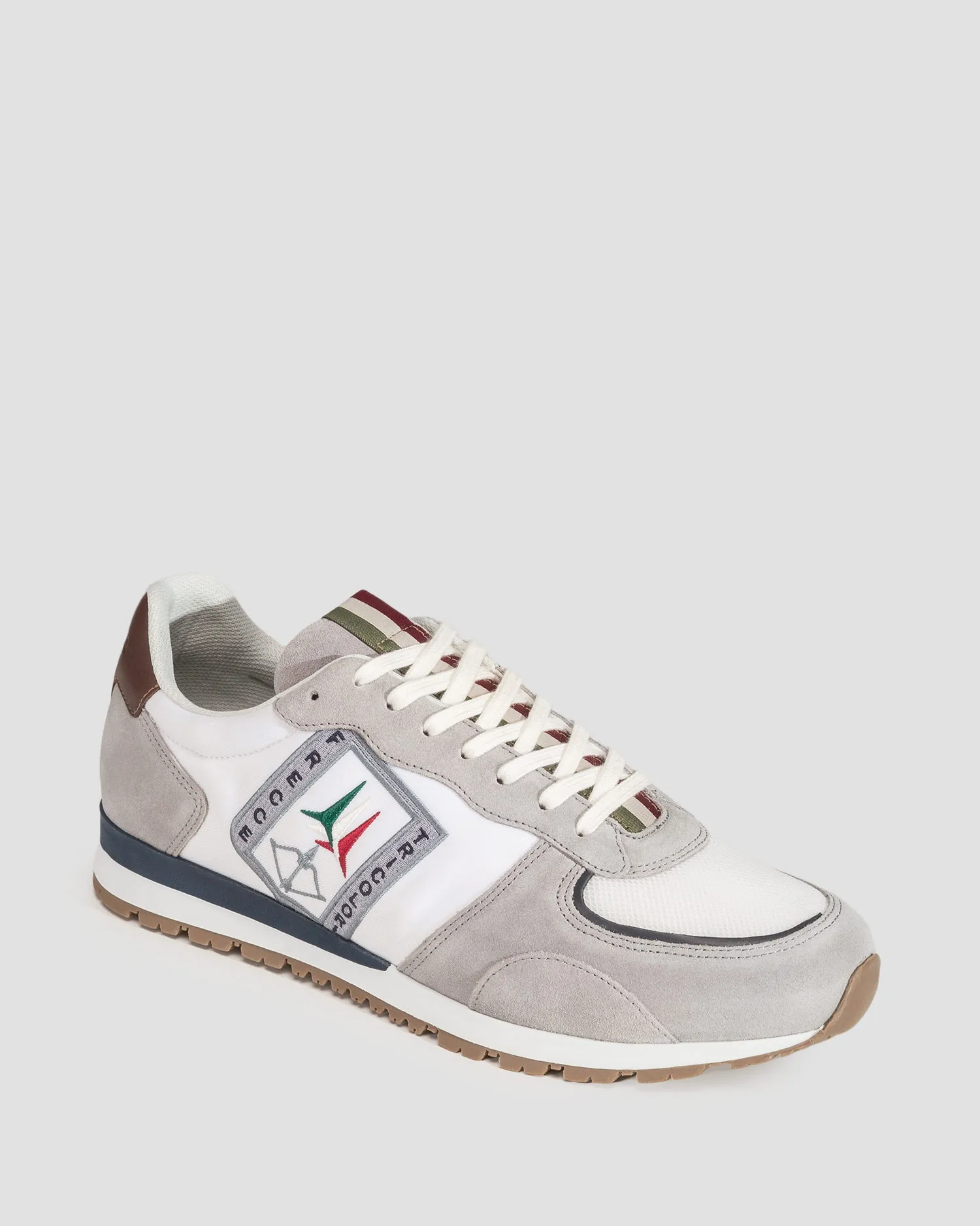 Men’s white leather shoes Aeronautica Militare 241sc267pl237-73062