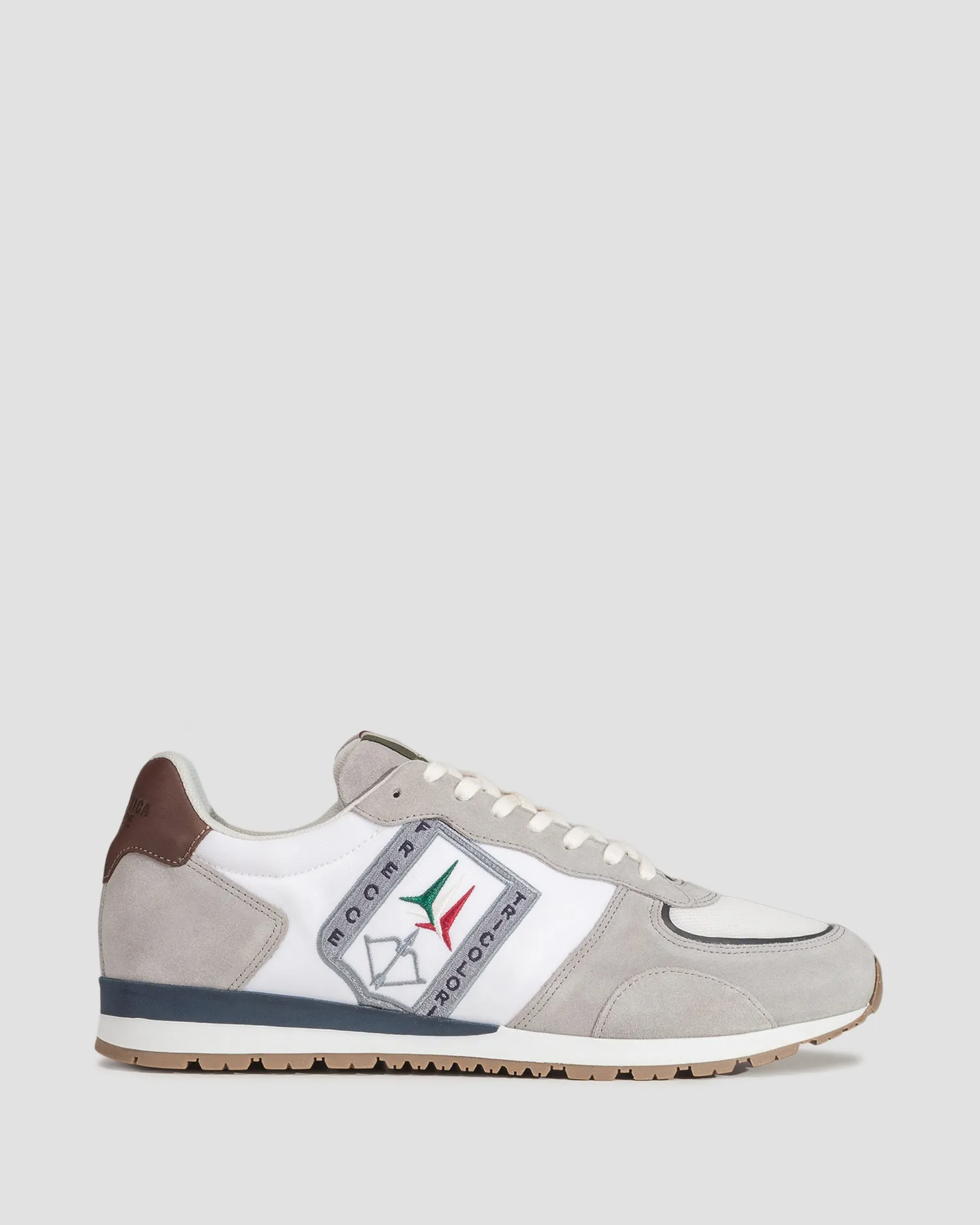 Men’s white leather shoes Aeronautica Militare 241sc267pl237-73062