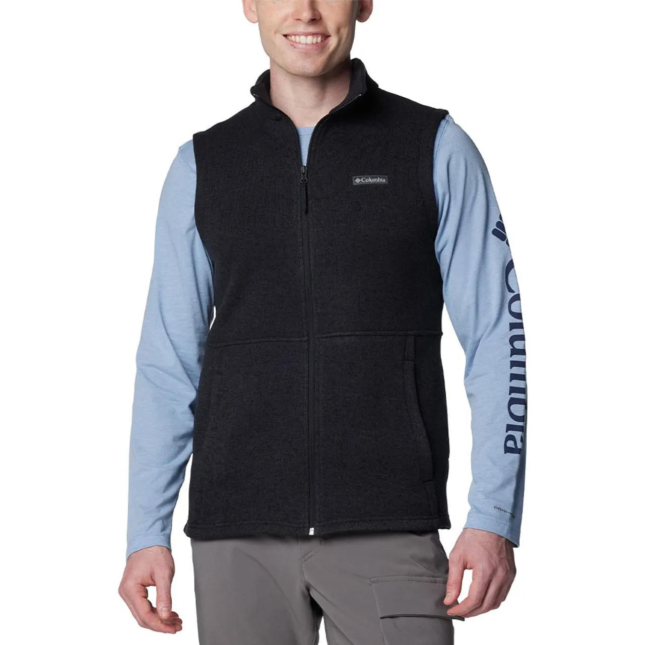 Men's Columbia Alto Pass Full Zip Fleece Vest