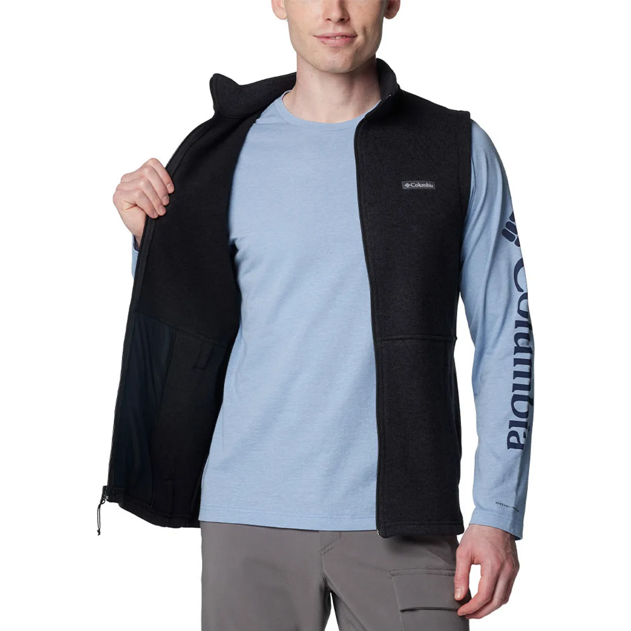 Men's Columbia Alto Pass Full Zip Fleece Vest