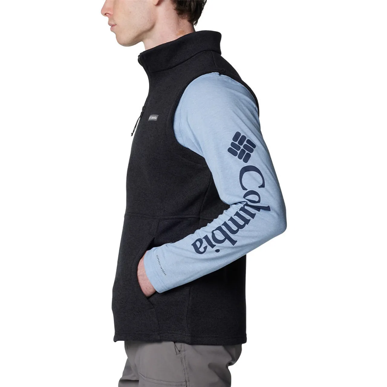 Men's Columbia Alto Pass Full Zip Fleece Vest