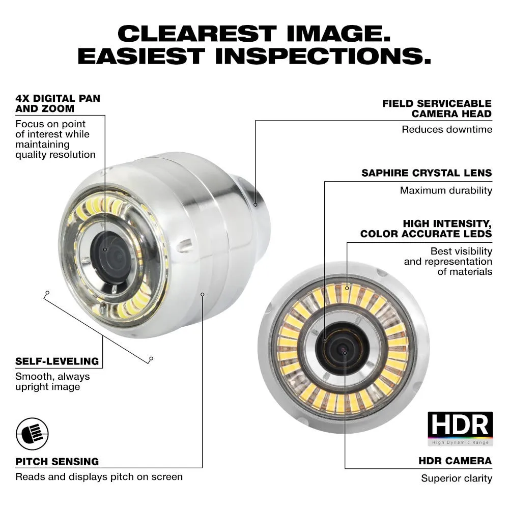 Milwaukee Tool 34mm Camera Head Replacement Kit for M18 Modular Pipeline Inspection System​ 48-53-3974