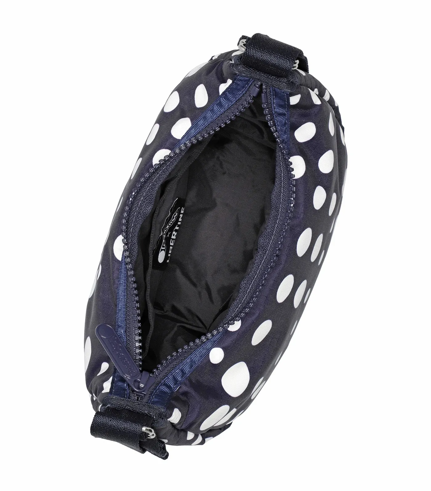 Mini Crescent Shoulder Bag Dots