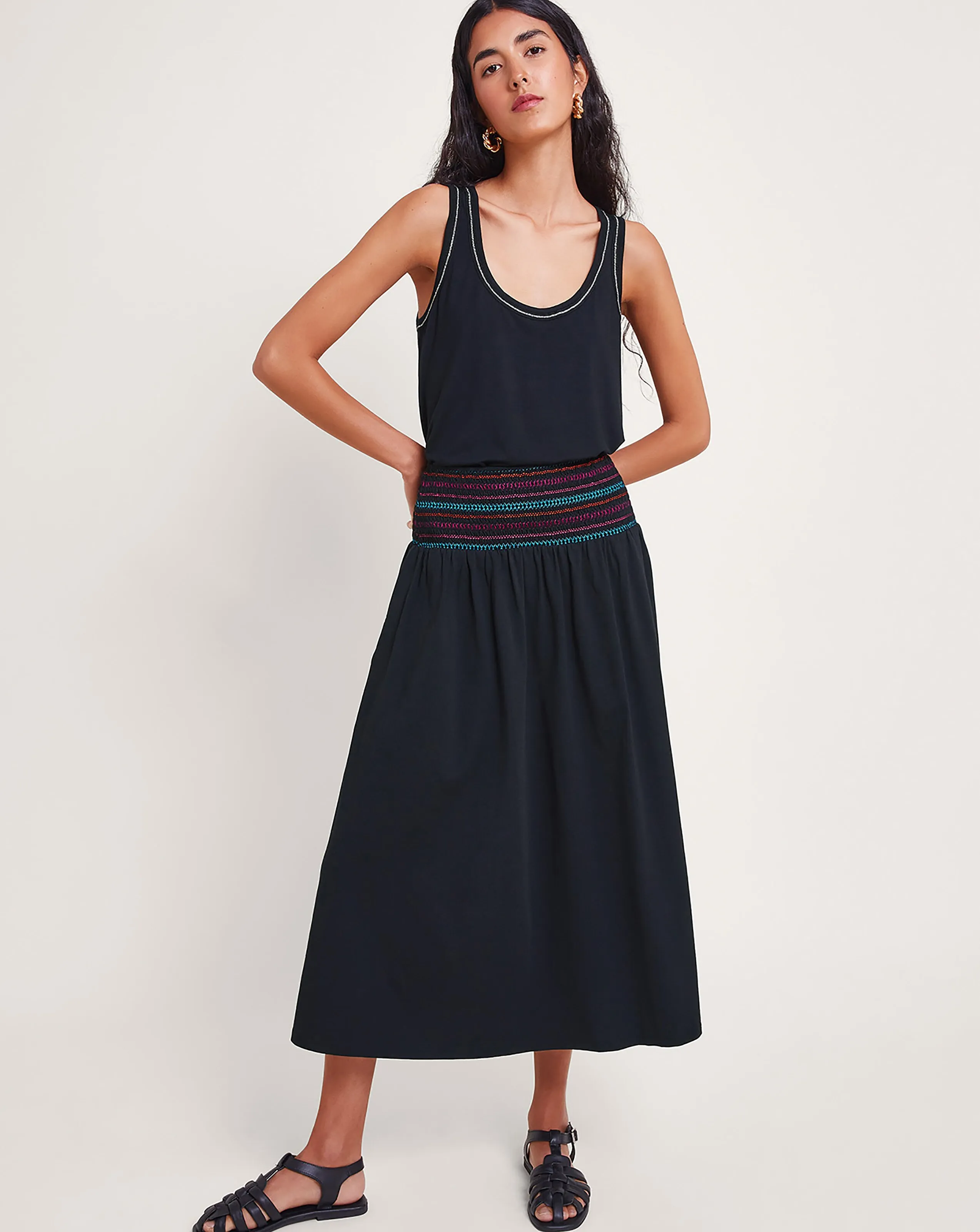 Monsoon Cleo Stitch Skirt