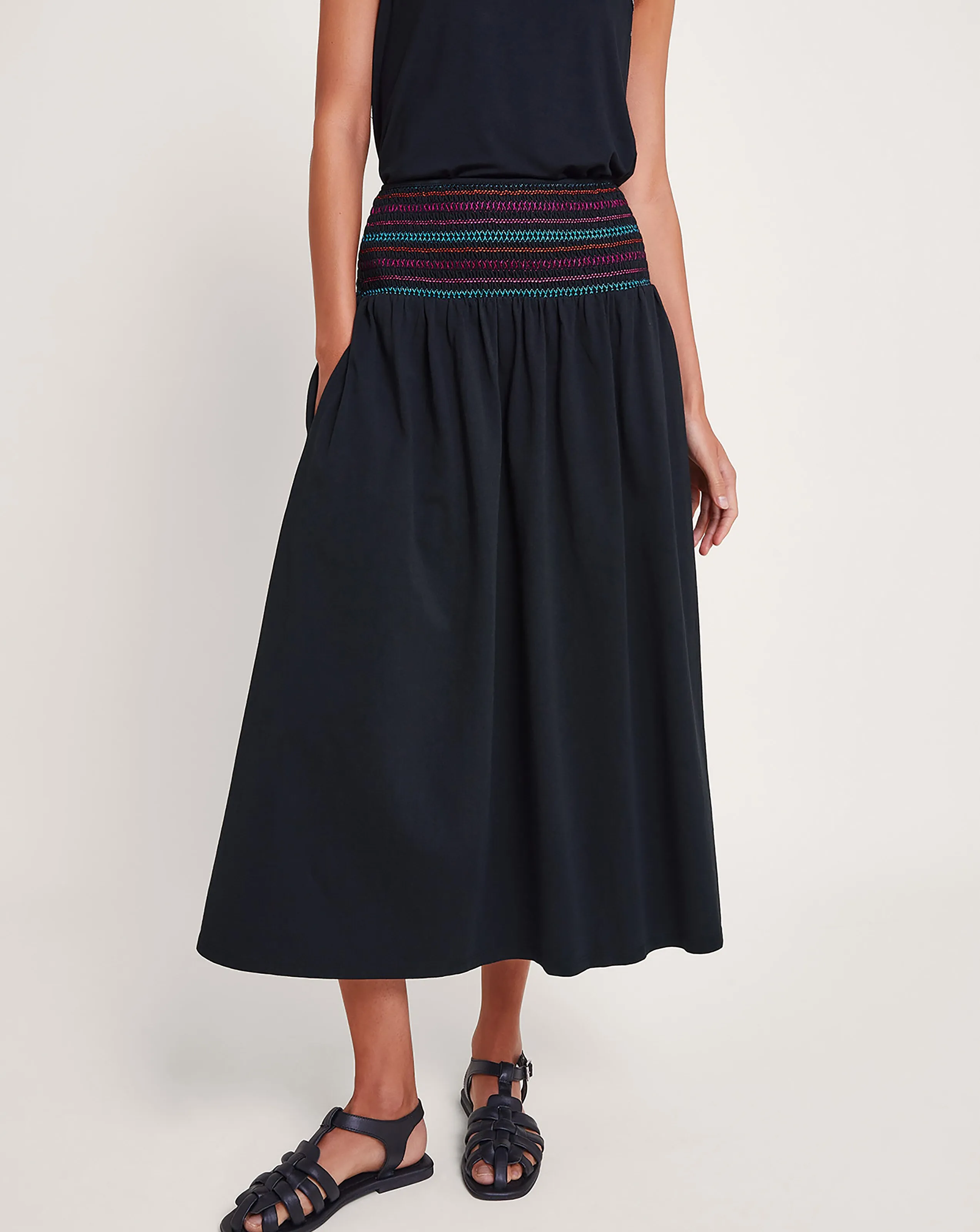 Monsoon Cleo Stitch Skirt