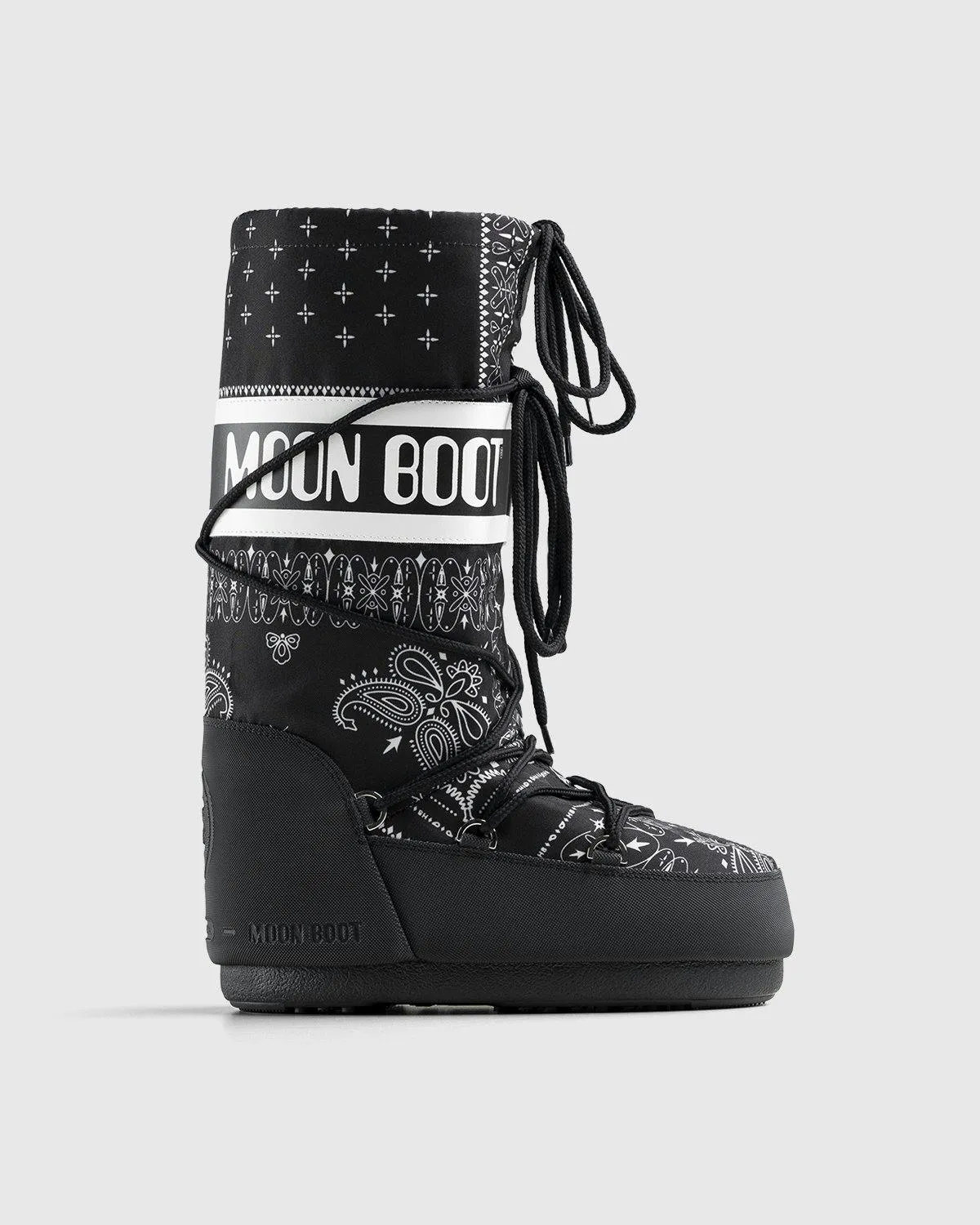 Moon Boot x Highsnobiety – Icon Boot Bandana Black | Highsnobiety Shop