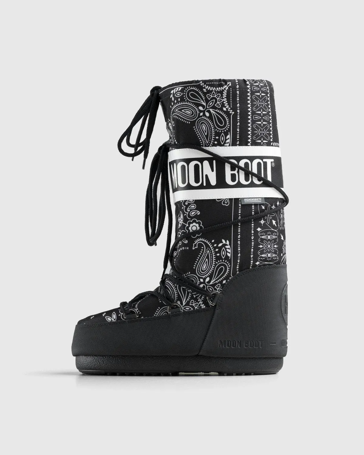 Moon Boot x Highsnobiety – Icon Boot Bandana Black | Highsnobiety Shop
