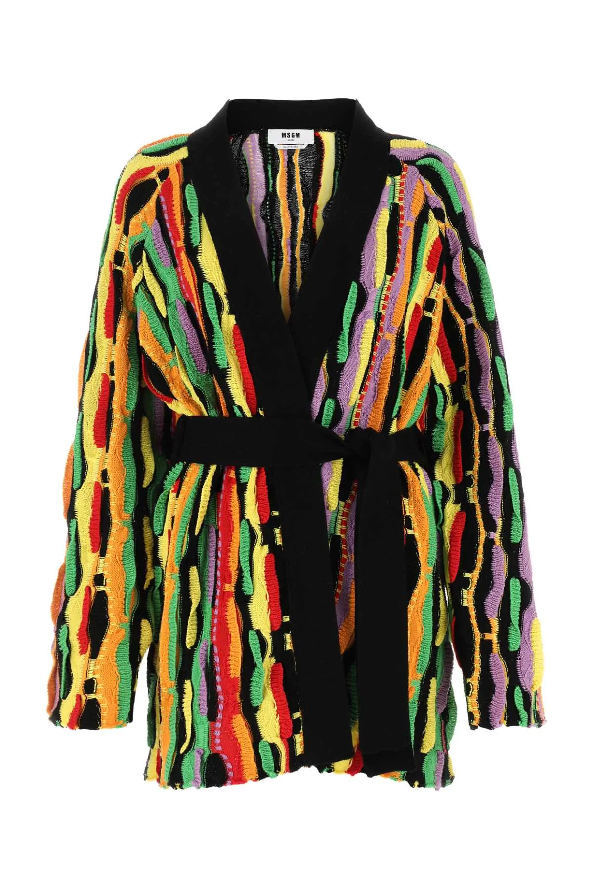 Msgm Multicolor Cotton Cardigan