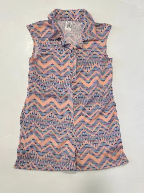 Mult Chevron Motif Romper